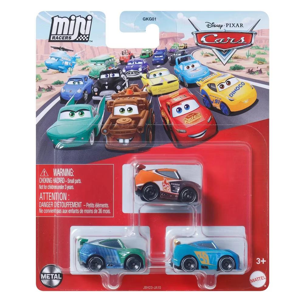 Pixar Cars Mini Racers 3-Pack - Rotor | Die-Cast Metal Vehicles - Image 2