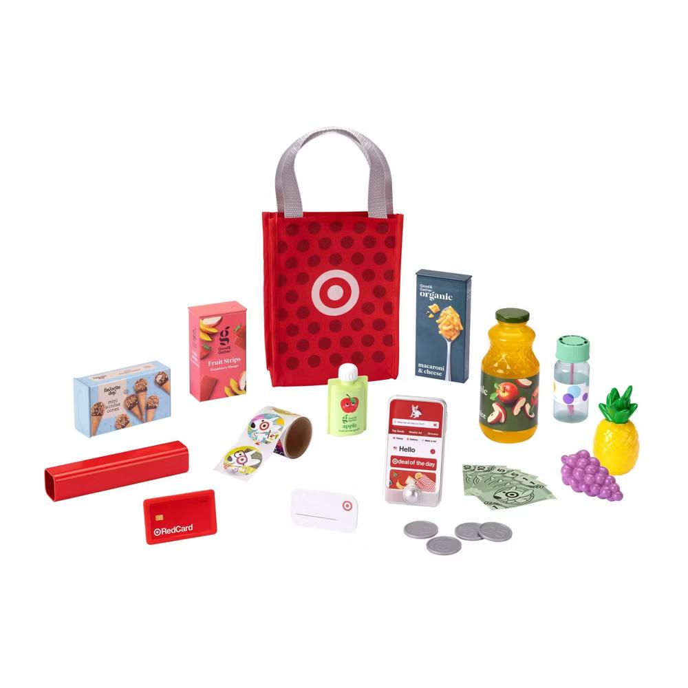 Target Toy Checklane: Pretend Shopping Accessories, Play Money, Toy Cash Register, Batteries Required, Ages 3+ - Image 5