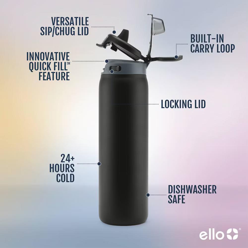 Pop and Fill Stainless Steel Water Bottle - Image 36