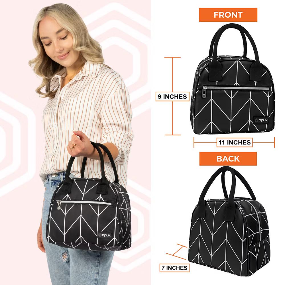 Insulated Lunch Box Women, Cooler Bag Tote Girls Kids Teen Adult, Soft Reusable Thermal Meal Prep Purse - Image 16