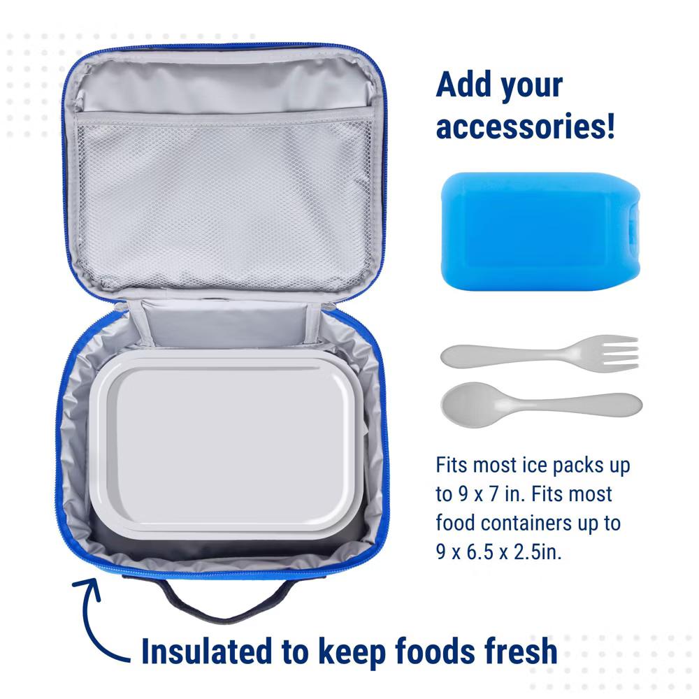Wildkin MLB Major League Baseball Insulated Lunch Box – Durable and Reusable for School & Travel - Image 58