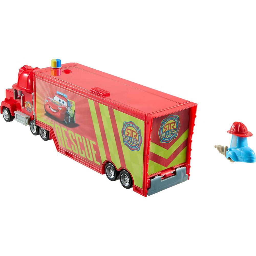 and Pixar Cars Mack Mobile Rescue Repair Center, Large-Scale Truck Transforms into Playset - Image 2