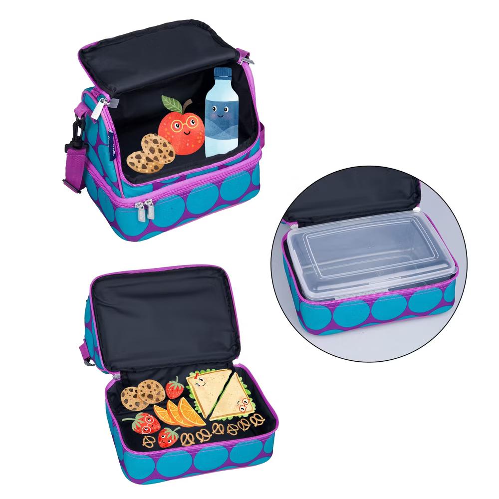 Wildkin Two Compartment Insulated Lunch Bag for Kids – School & Travel Ready - Image 3