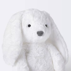 Bunny Plush Animal with Mini Plush Bunny Stuffed Animal Toy - 2pc - Farm Animals, 15 Inch Height, 300g Weight