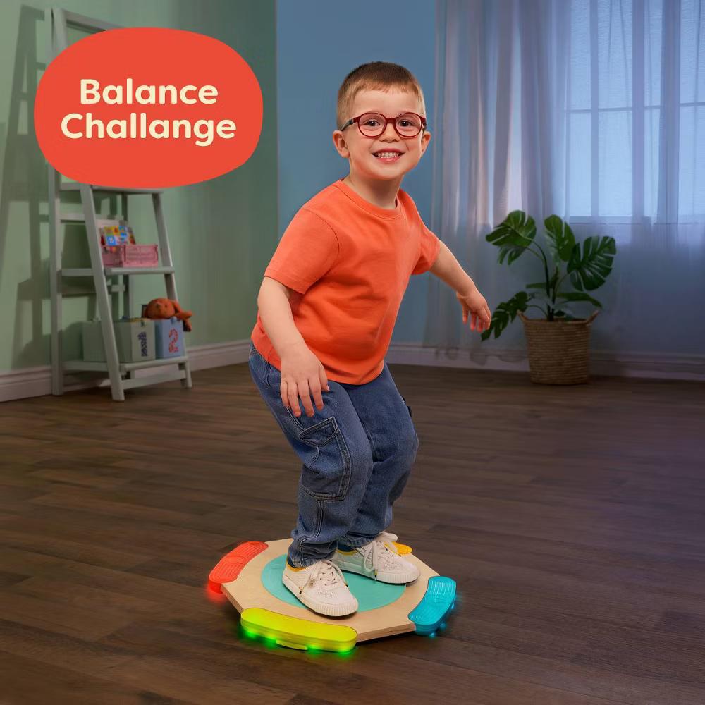 Boogie Woogie Musical Balance Board - Wooden Balance Board with 4 Interactive Games - Image 6