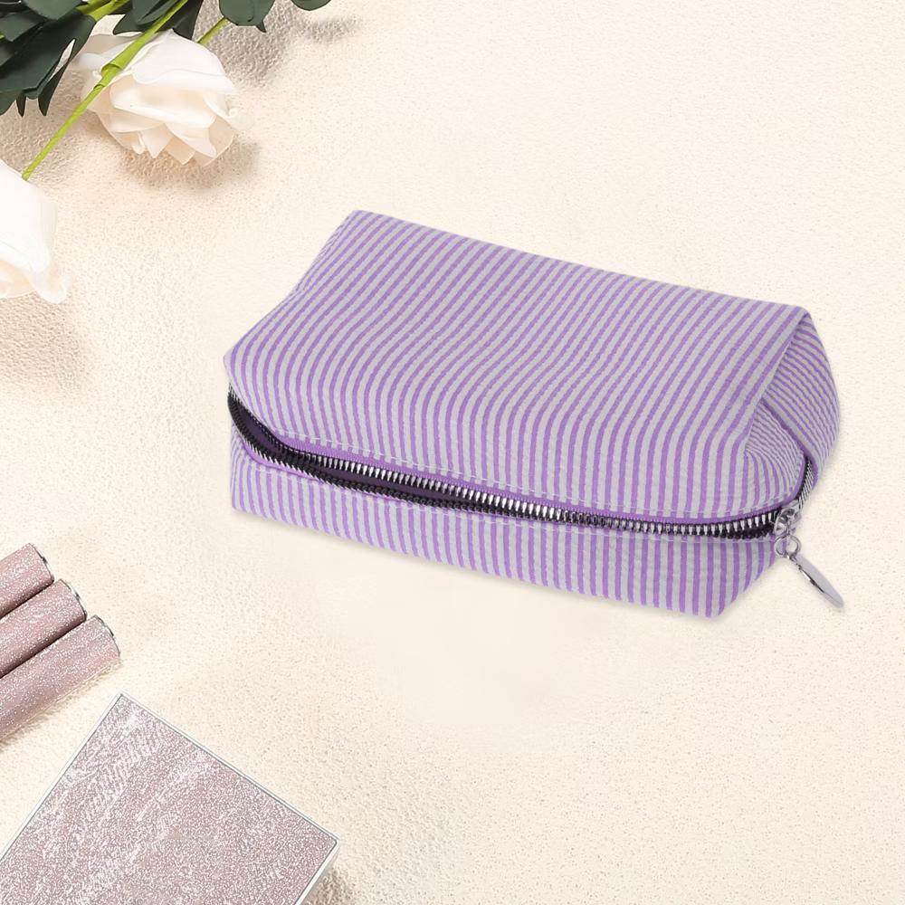 Striped Pattern Makeup Bag for Travel 1 Pc - Image 35