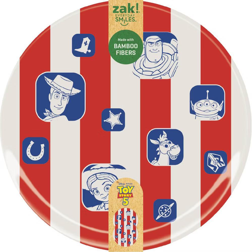 Toy Story 5 2pc 10 in Plate Melamine Bamboo Set - Image 4
