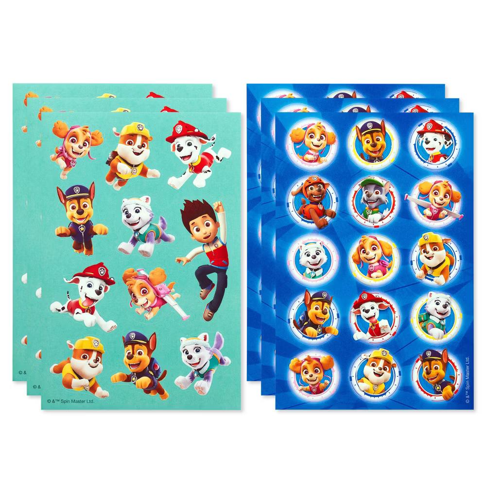 Nickelodeon Paw Patrol Stickers for Kids, Chase, Marshall, and Sky 78ct, 6 Sheets - Image 5