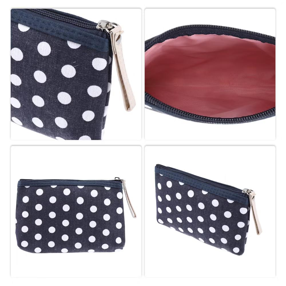 Women's Durable Dots Cosmetic Bag 1 Pc - Image 6