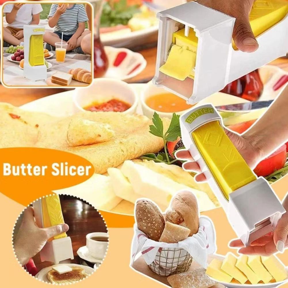 Home Collection Stick Butter Cutter Slicer Dispenser with Freshness Seal - Image 5