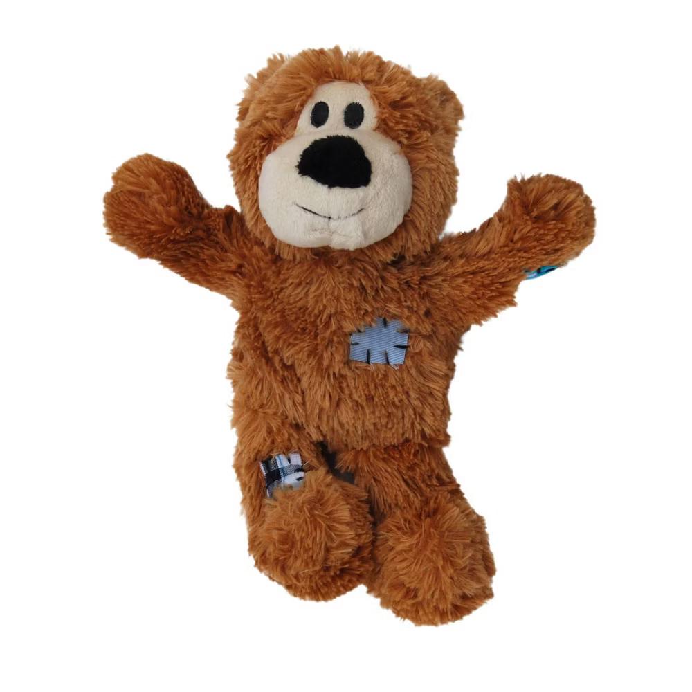 KONG Wild Knots Bear Dog Toy - Light Brown - M/L: Cuddle Pet Activity, Large Medium Breed Size - Image 3
