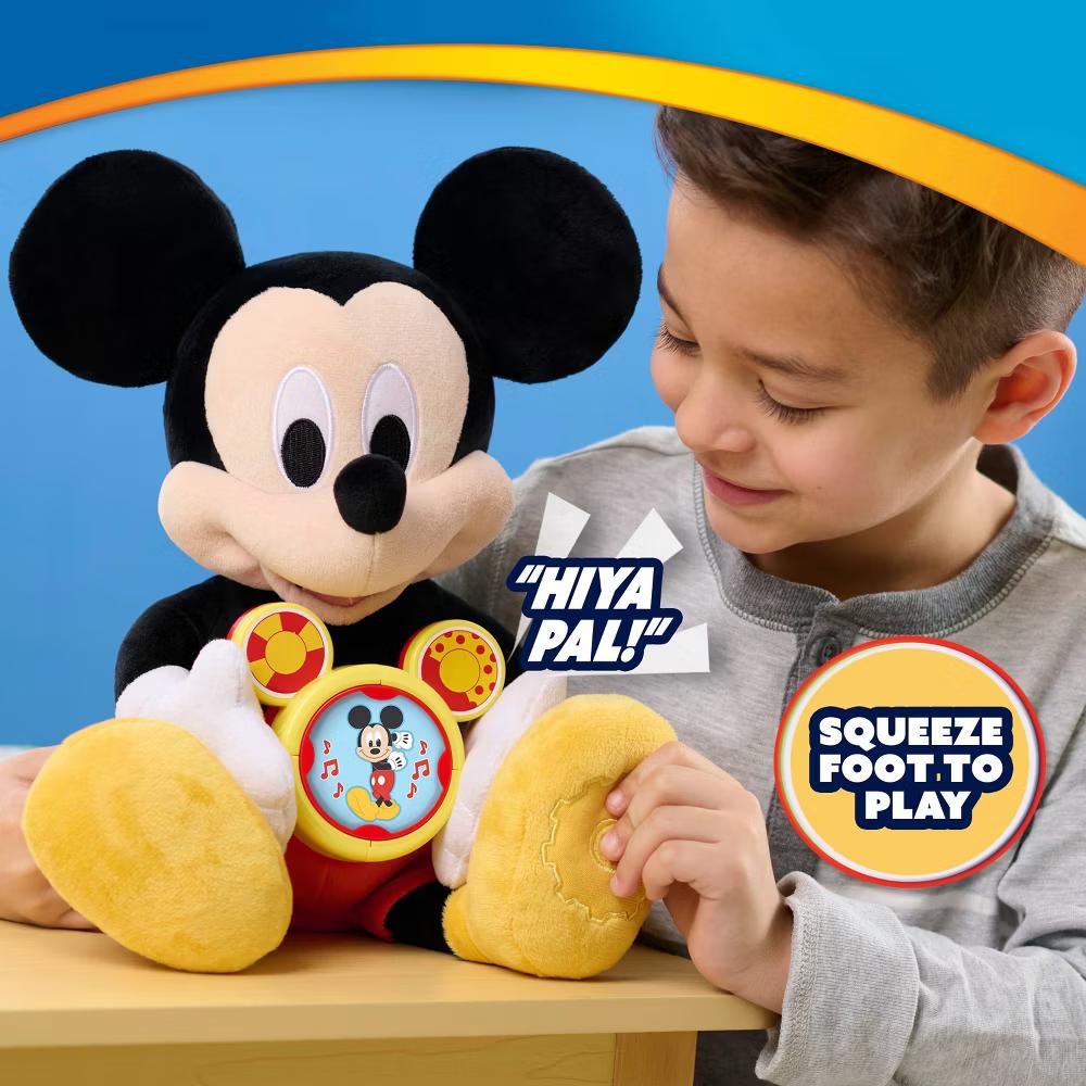 Jr. Oh Toodles! 11" Mickey Mouse Interactive Plush Toy 3 Modes of Play Ages 3 and Up - Image 7