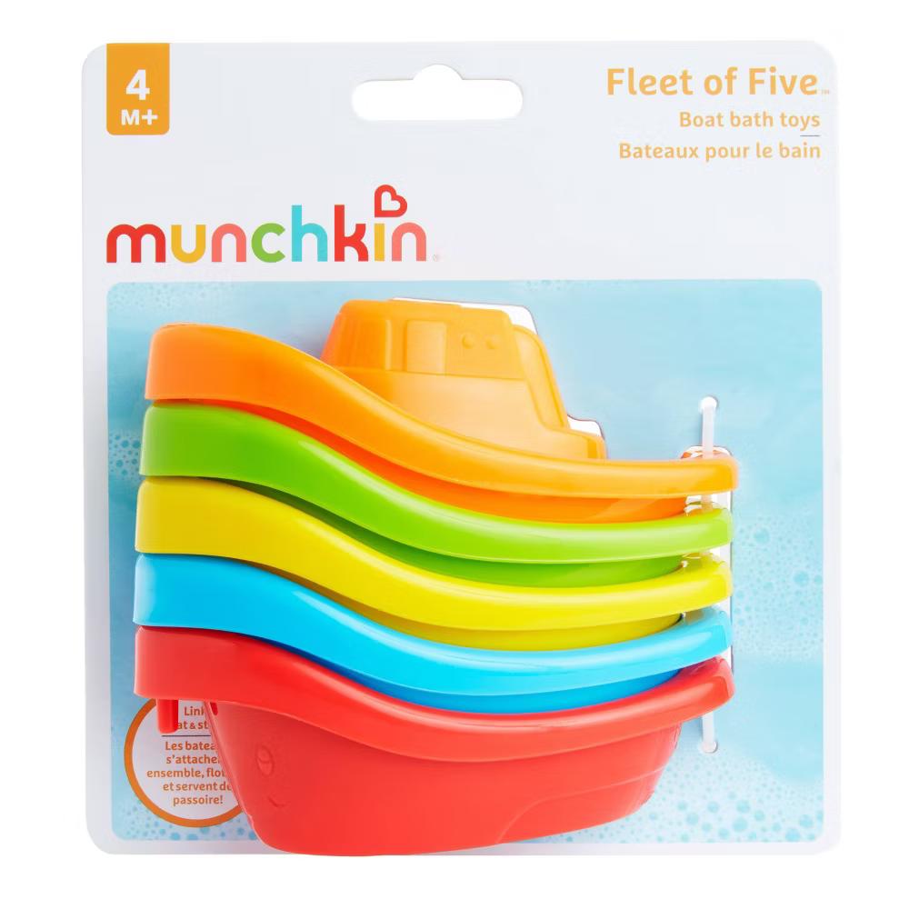 Fleet Of Five Boats Bath Toy - Image 4