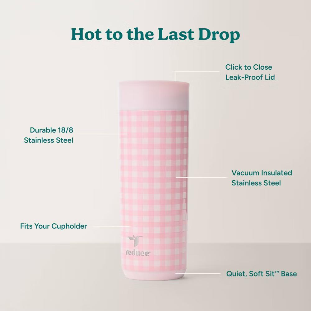 Reduce 16oz Perk Insulated Stainless Steel Leak Proof Coffee Tumbler - Image 3