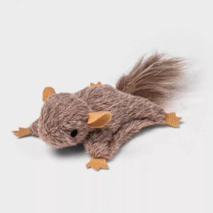 Flying Squirrel Cat Toy - Catnip Inside, Plush Toy, Pounce Activity