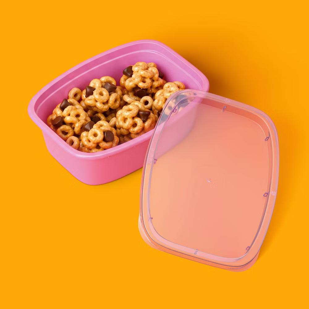 Food Storage Containers Deli/Snack - 12oz/10pk - Pink - Image 2