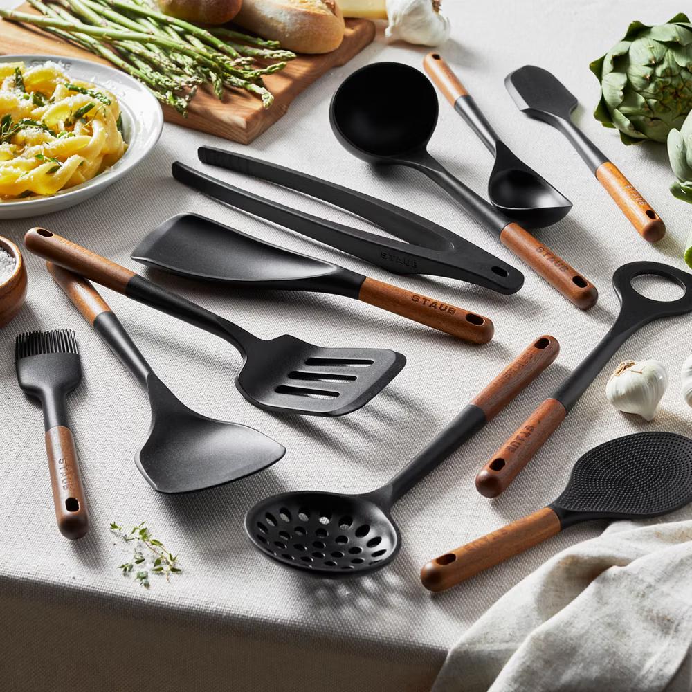 Staub Silicone with Wood Handle Cooking Utensil Sets - Image 4