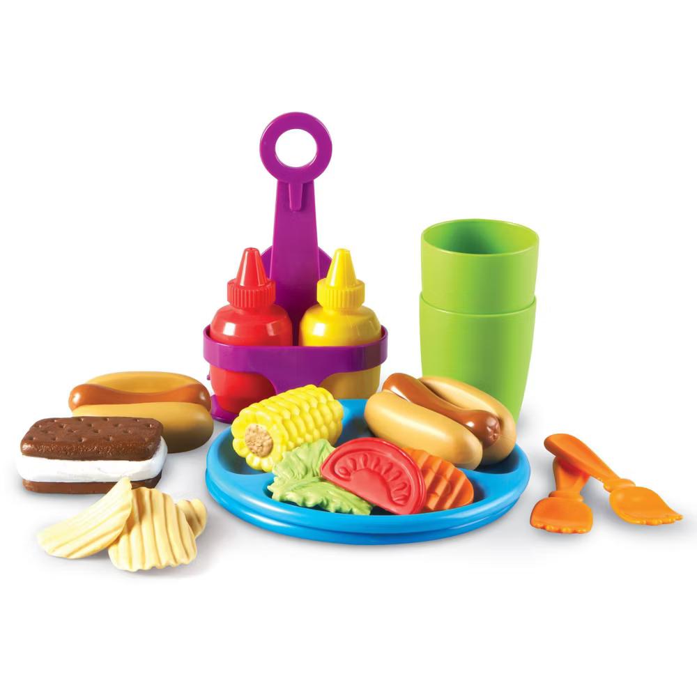 New Sprouts Cookout!: Pretend Kitchen Toy Set for Social Skills Development, Includes 19 Plastic Pieces - Image 2