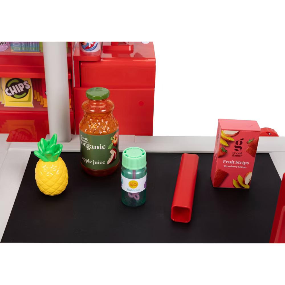 Target Toy Checklane: Pretend Shopping Accessories, Play Money, Toy Cash Register, Batteries Required, Ages 3+ - Image 6