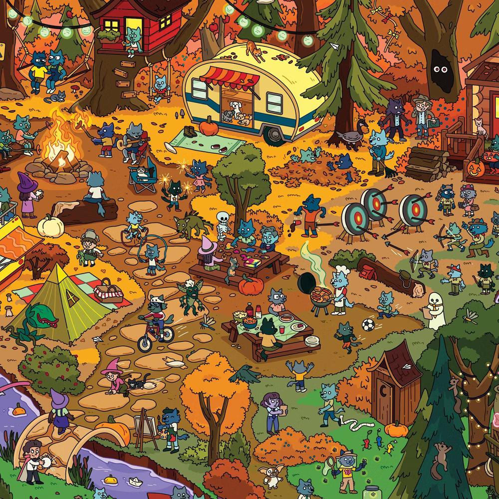 Magic Puzzle Company The Spooky Shire Jigsaw Puzzle - 1000pc - Image 3