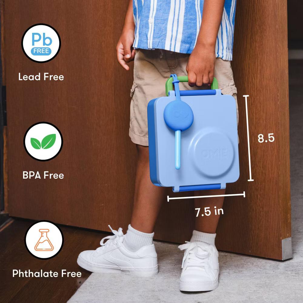 OMIEBox Insulated Bento Lunch Box with Leakproof Thermos Food Jar 3 Compartments - Image 8