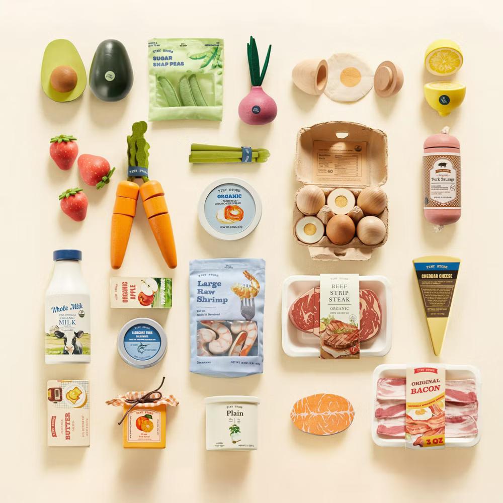Organic Play Food Collection – 4 Themed Sets