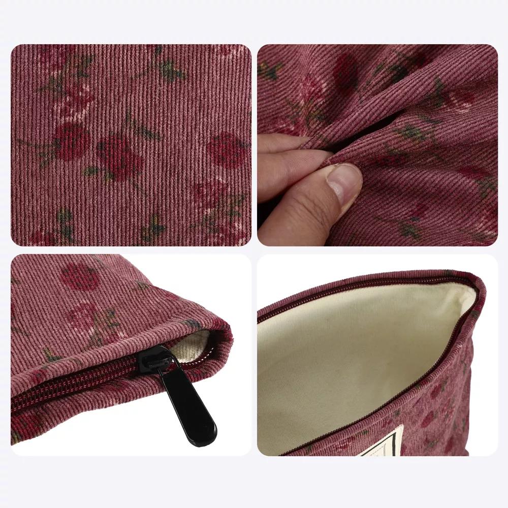 Women's Floral Zipper Flower Makeup Bags and Organizers 1 Pc - Image 13