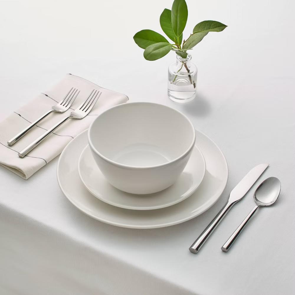 12pc Stoneware Avesta Dinnerware Set - Image 22