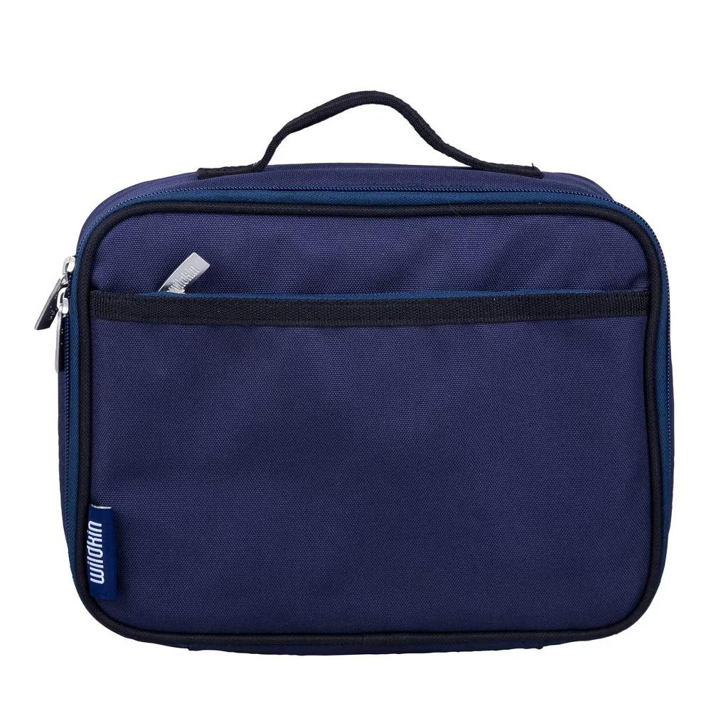 Wildkin Kids Insulated Lunch Box in Solid Colors – Durable and Reusable for School & Travel