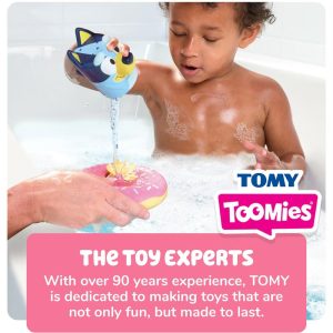 TOMY Toomies Splash & Float 2-in-1 Bath Toy: BPA-Free Educational Play with Spin & Pour Features