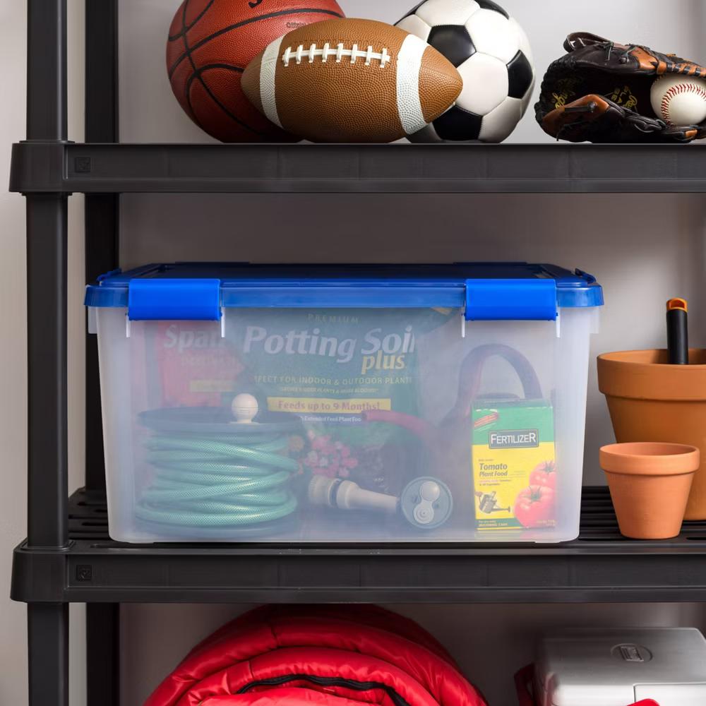 IRIS WeatherPro Plastic Storage Bin with Lid - Image 29