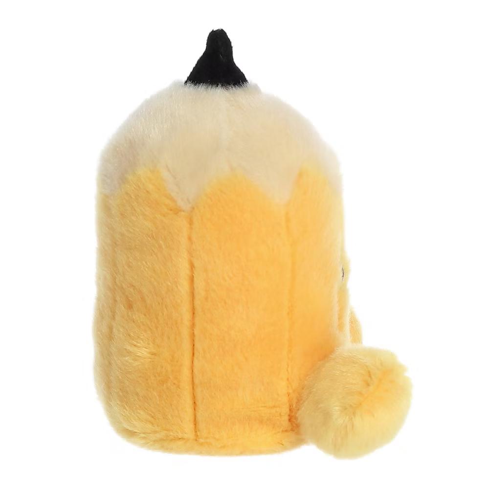 Mini Tike Pencil Palm Pals Adorable Stuffed Animal Yellow 5" - Image 3