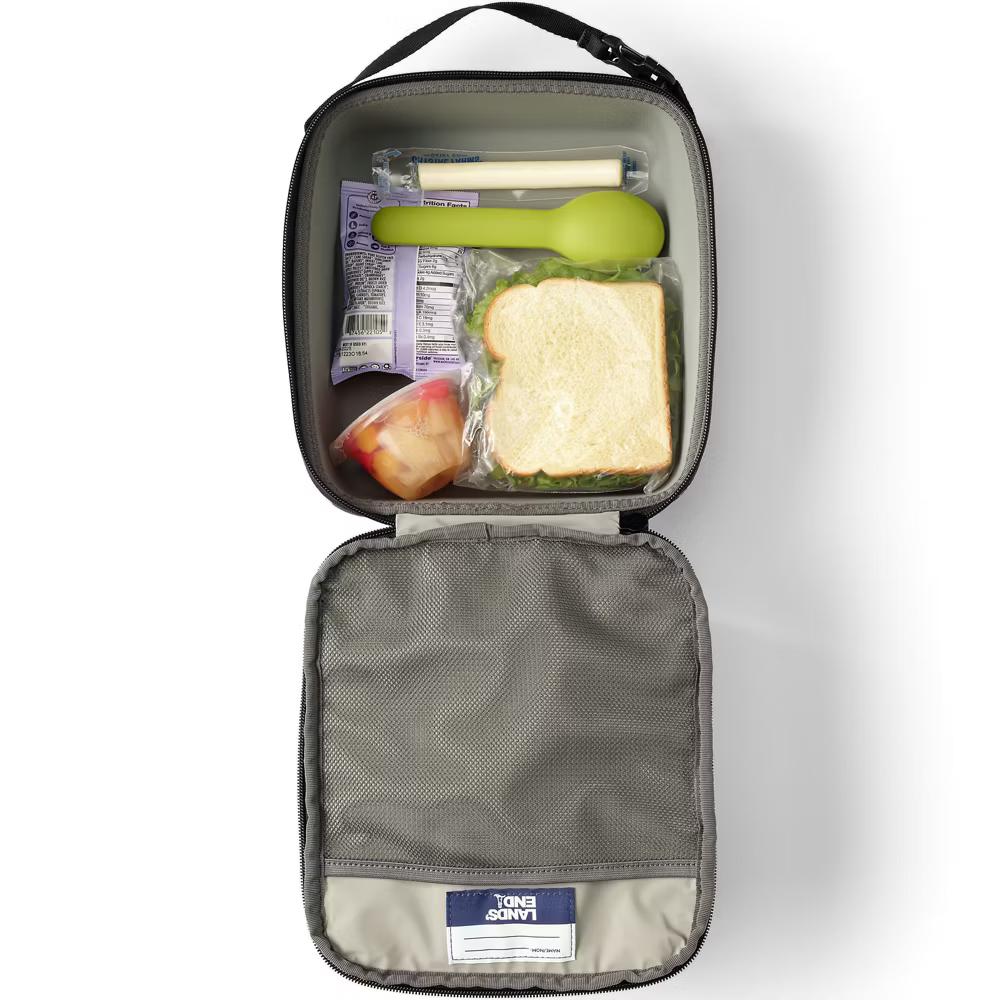 Lands' End Kids Insulated EZ Wipe Printed Lunch Box - Image 8
