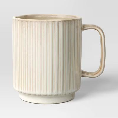 16oz Moira Ceramic Mug Cream - Image 2