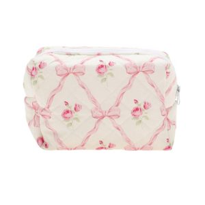 Rectangle Bow Makeup Bag 1 Pc