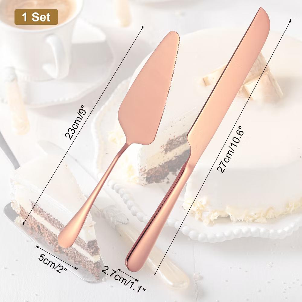 Wedding Cake Knife Cutting and Server Set 1 Set 2 Pcs - Image 10