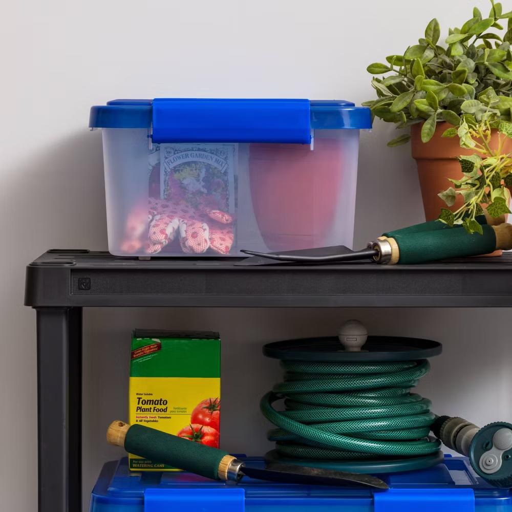 IRIS WeatherPro Plastic Storage Bin with Lid - Image 60