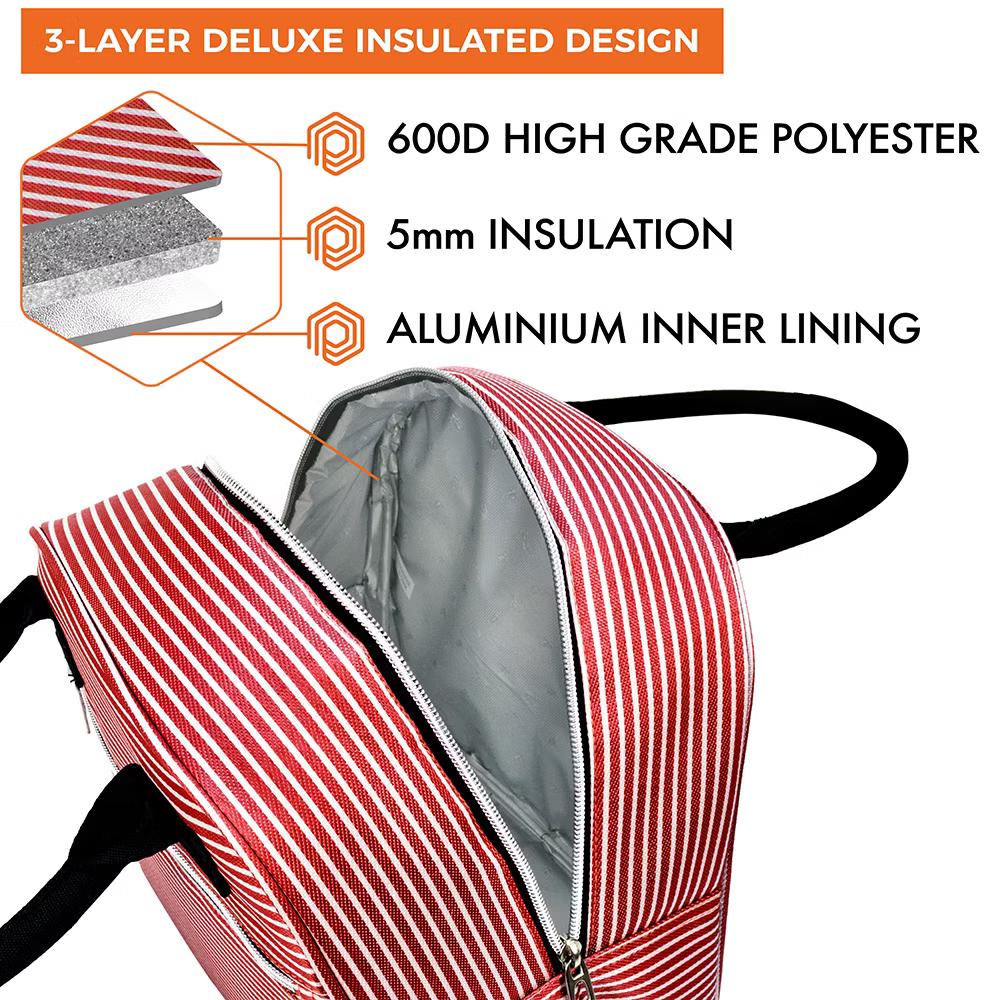 Insulated Lunch Box Women, Cooler Bag Tote Girls Kids Teen Adult, Soft Reusable Thermal Meal Prep Purse - Image 55