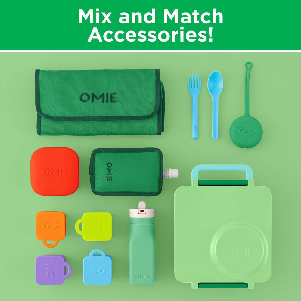OMIEBox Insulated Bento Lunch Box with Leakproof Thermos Food Jar 3 Compartments - Image 31