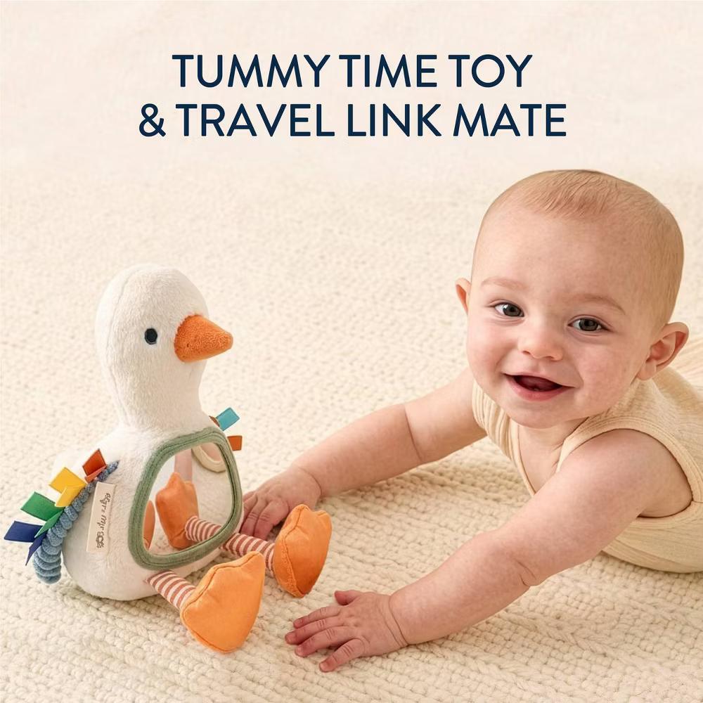 Bitzy Sensory Tummy Time Mirror Toy - Image 6