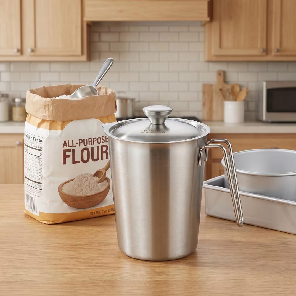 Measuring Cup, Liquid Stainless Steel Measuring Cup for Kitchen Use, Ideal for Measuring Ingredients Precisely - Image 19