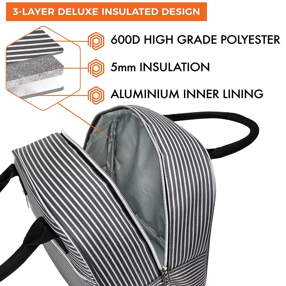 Insulated Lunch Box Women, Cooler Bag Tote Girls Kids Teen Adult, Soft Reusable Thermal Meal Prep Purse - Image 10