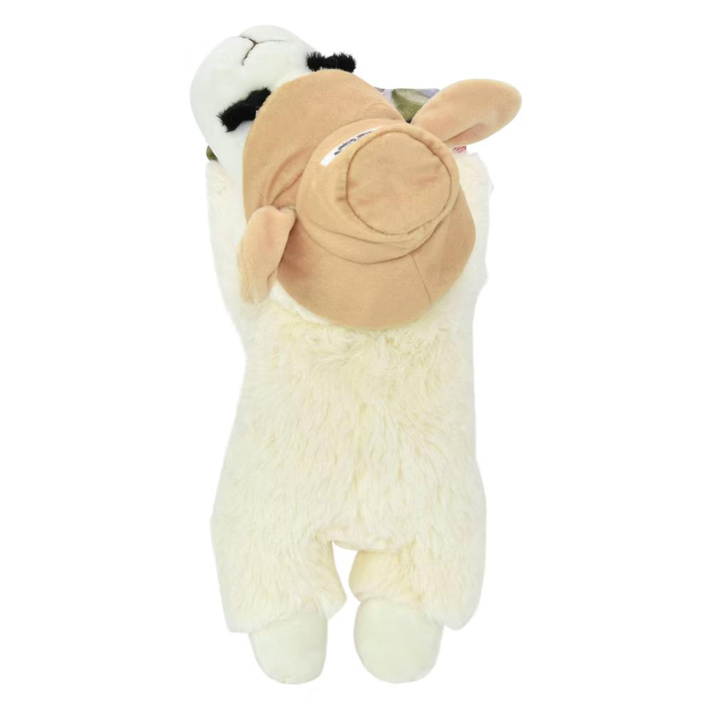 Lamb Chop Bass Pro Fishing Dog Interactive Plush Toy - White