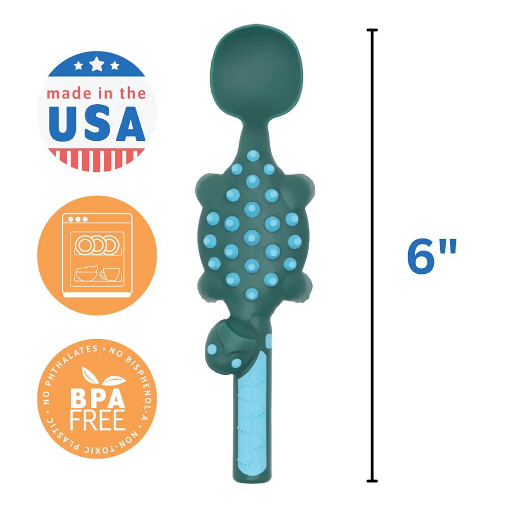 Constructive Eating Utensil and Divided Plate Set for Kids and Toddlers - Image 5