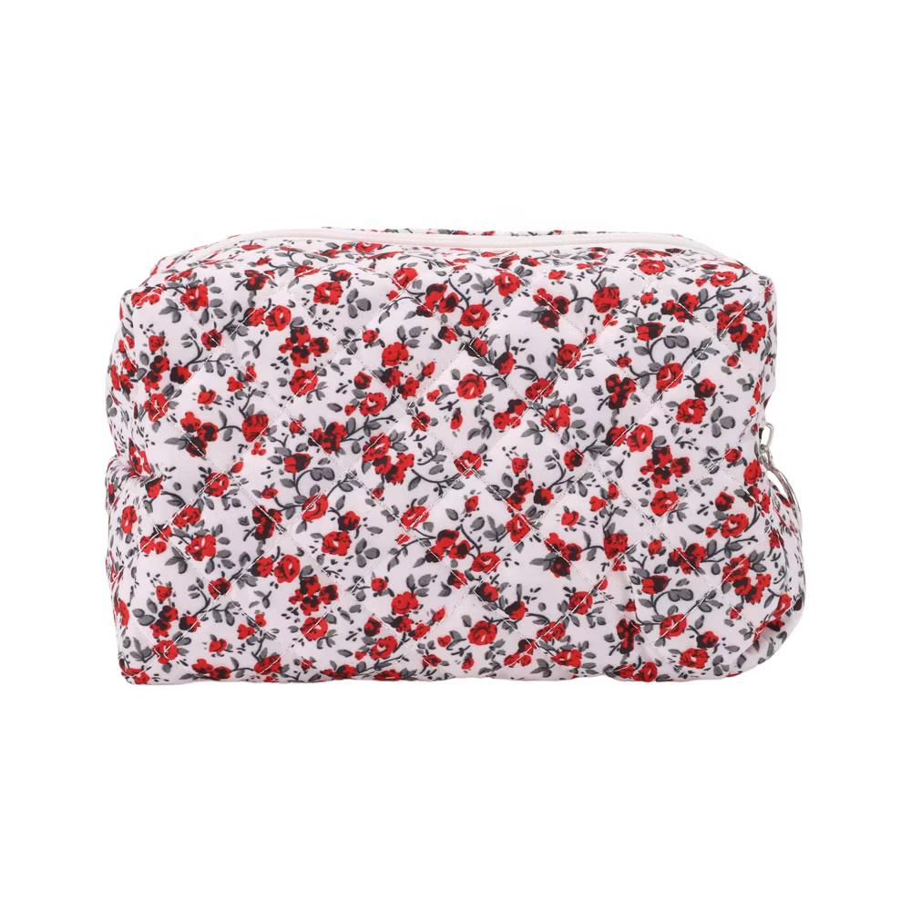 Women Portable Little Flower Pattern Makeup Bag 1 Pc - Image 20