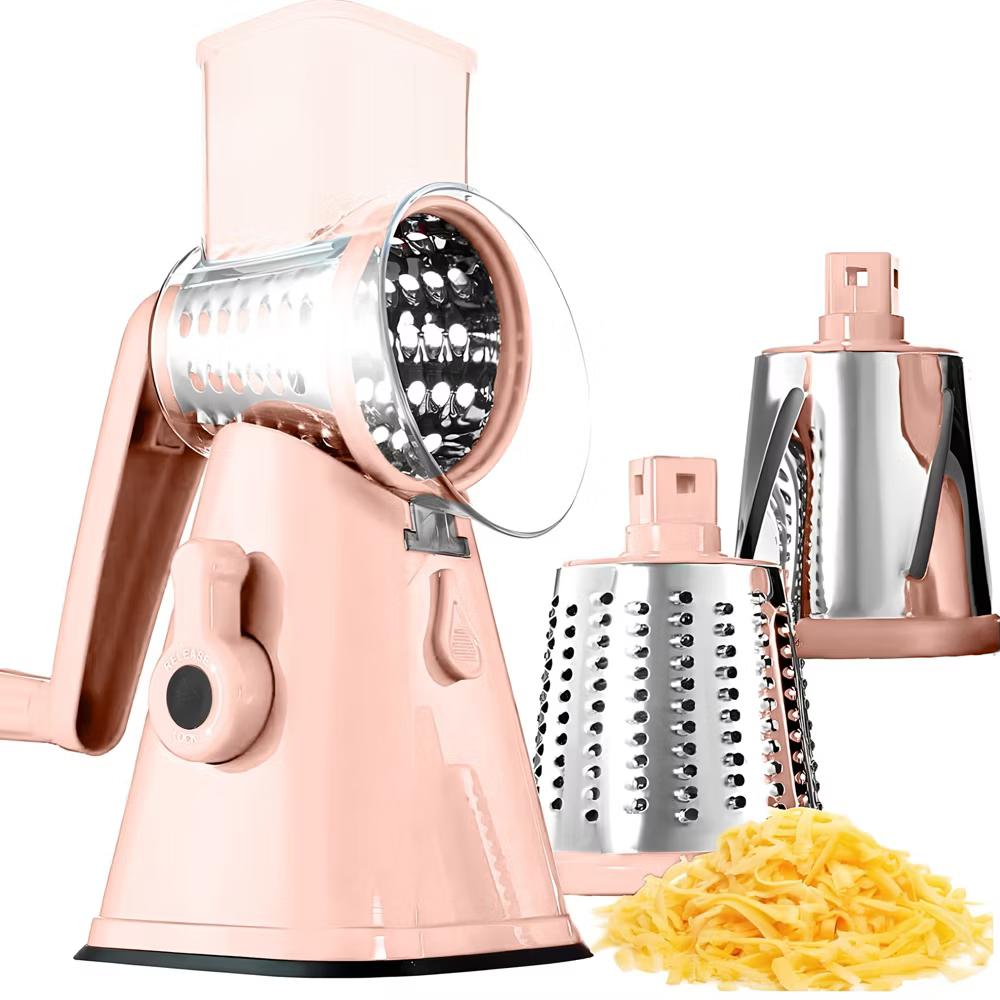 NutriSlicer Vegetable Slicer Cheese Grater Potato Slicer Salad Chopper with Suction Base - Image 24