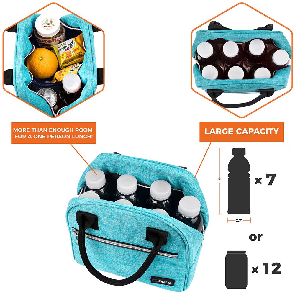 Insulated Lunch Box Women, Cooler Bag Tote Girls Kids Teen Adult, Soft Reusable Thermal Meal Prep Purse - Image 73