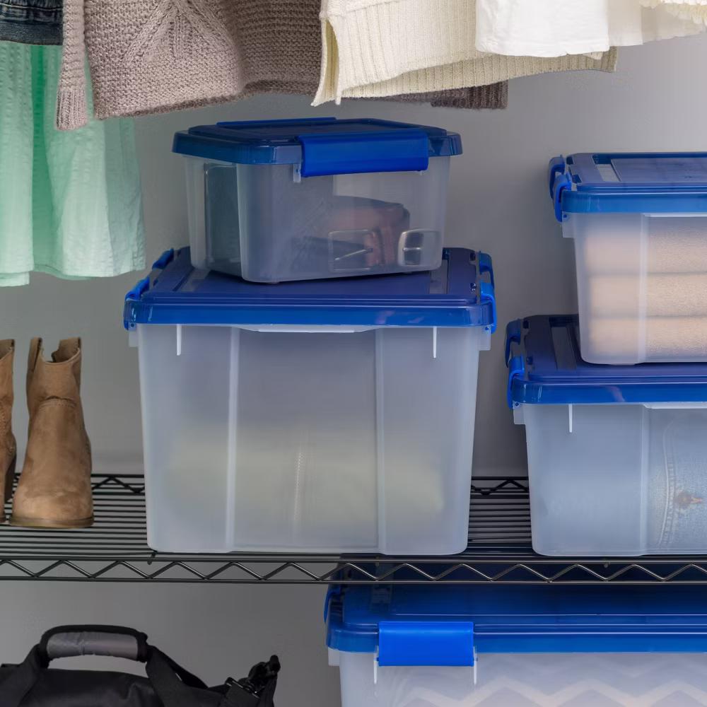 IRIS WeatherPro Plastic Storage Bin with Lid - Image 23