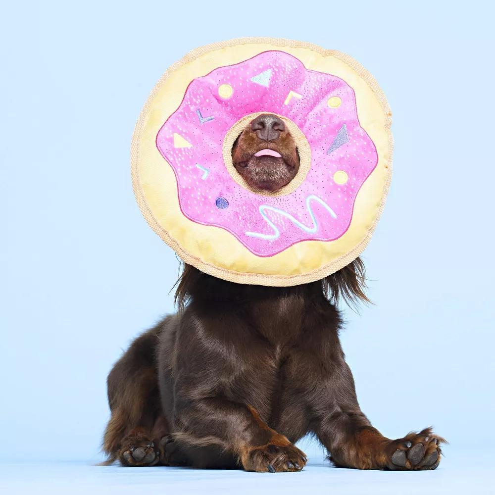 Doggy Bag Delivery Donut Dog Food Shaped Flying Disc Toy: All Sizes, Chew, Occupy, Cuddle, Chase - Image 3
