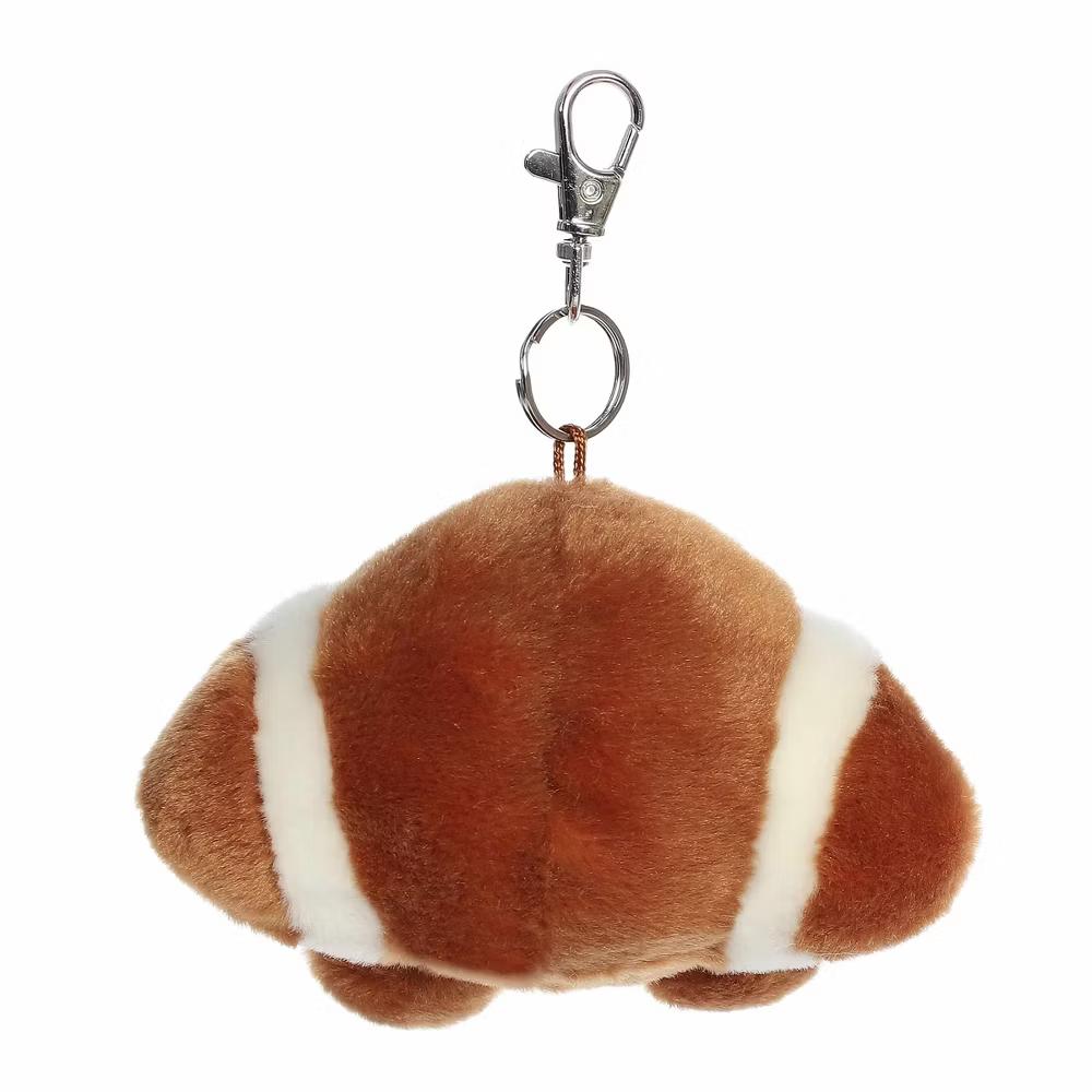 Mini Tackle Football Palm Pals Adorable Clip-On Brown 5" - Image 4
